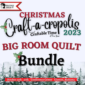 IN PERSON - Christmas Craft-A-Cropolis Big Room Quilt with Penny and Emily