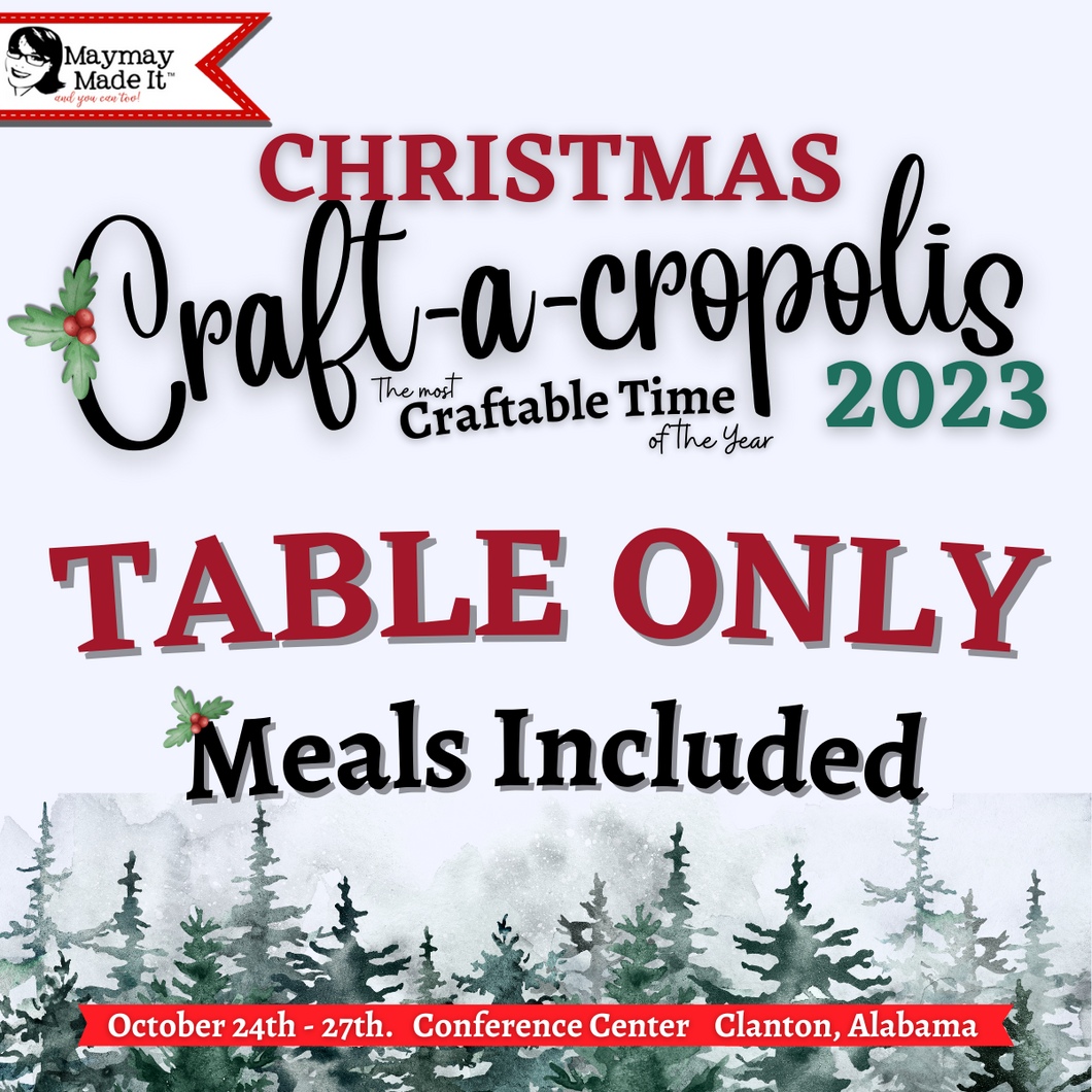 IN PERSON - Christmas Craft-A-Cropolis Table